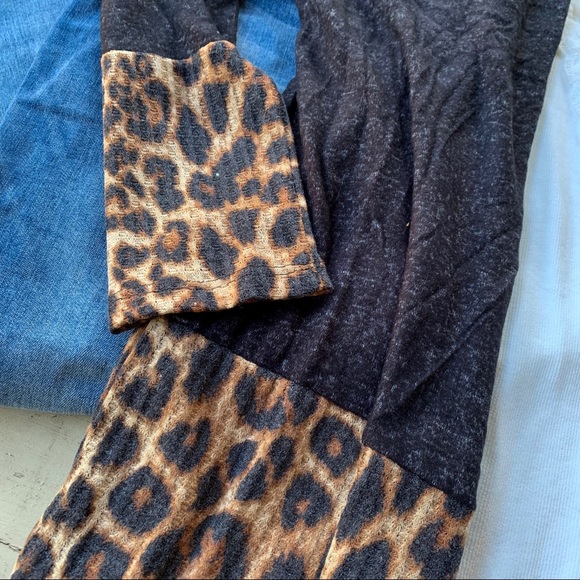 Black Marled Leopard Mustard Duster - Picture 4 of 7